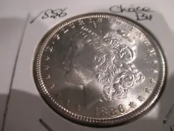1886 Morgan Silver Dollar in Choice BU condition.
