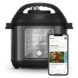 This Instant Pot Pro Plus Wi-Fi Smart 10-in-1 6 Quart Electric Pressure Cooker is the perfect addition to any modern...