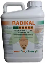 Phytogal Radikal Vert Ultra Plus. Contenant de 1 x 5 L. Herbicide systémique non résiduel à action totale pour le...