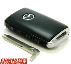 This item is for vehicles with push to start ignition. MAZDA CX-5. MAZDA CX-9. Uses a 128 Bit AES Crypto 3D Transponder...