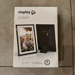 Presenting the Nixplay W10P Digital Photo Frame, a touch smart screen LCD device that offers a 10.1 inch Black display...
