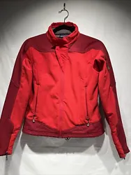 Patagonia Womens Fleece Collar Jacket Size Small Red Lined Rn 51884.