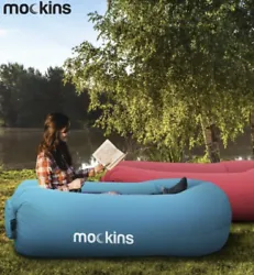 Mockins Inflatable Blow Up Lounger Outdoor Chair Bed Travel - NEW