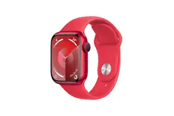 Apple Watch Series 9 GPS Aluminium (PRODUCT)RED Sport Band S/M 41 mm - Montre connectée - Aluminium - Étanche - GPS -...