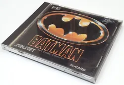 Format hucard. BATMAN pour console nec pc engine.