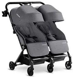 The Lithe Double is the lightest twin strollers on the market. Super quick and easy one-step standing fold, so you can...