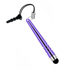 Purple Aluminum Stylus Touch Screen Display Mini Pen Ultra Compact. This miniaturized pen stylus sports a pocket size...