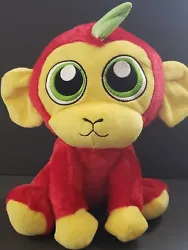 Kellytoy Unicorn Monkey Plush Chimp Red Yellow Stuffed Animal 10