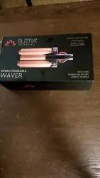 Sutra Supreme Curling Iron Adapter Triple Barrel. Interchangeable waver. Rose gold tourmaline infused with ceramic...