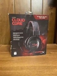 Kingston HyperX Cloud Core Black/Red Headband Headsets for Multi-Platform. The dust cover is ripped but other was in...