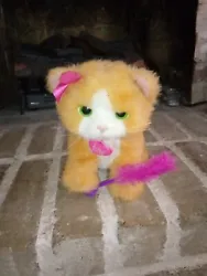 Furreal Friends Orange Daisy Kitty Cat. Has been tested and works.