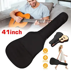 To Fit Acoustic Guitar. 💖 Features: A reinforced carry handle, sewn with heavy duty polyester luggage thread, ensure...