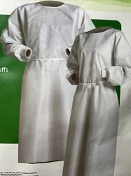 Reusable Level To Isolation Gown White Polyester Brand New￼.
