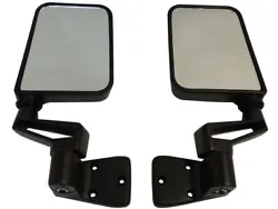 1987-1995, 1997-2006 Jeep Wrangler. Door Mirror Kit. Notes: Door Mirror Kit -- Black. 12 Month Warranty. Warranty...