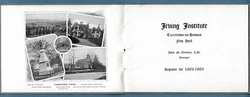 The school was sold to the Public Schools of the Tarrytowns in 1955. The 1902-03 Catalogue for the Irving Institute...