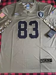 NFL Las Vegas Raiders Darren Waller #83 Salute to service Football Jersey Mens L New with Tags ****Jersey have stitched...