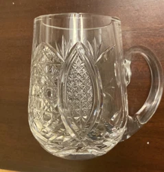 Vintage Waterford Crystal Tankard - 14 oz. With original box