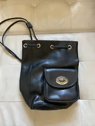 Guess One Shoulder Leather Backpack. Condition is 