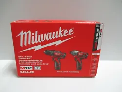 Milwaukee M12 2-Tool Combo Kit 2494-22. it is in new. never has been used. what you see in the picture exactly what...