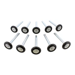 They are quiet and will not shake your walls. The ball bearings reduce rotational friction, and the lubrication groove...