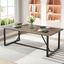 WORKS FOR MULTI OCCASIONS: Simple design makes the table seamlessly integrates with any setting, from hosting dinner...