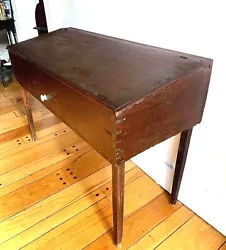 This is a beautiful hand fashioned sloped writing desk with large plank top and dovetailed. It is strong and sturdy. Im...