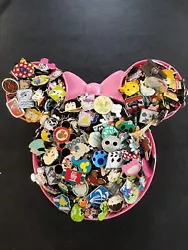 THIS LOT IS FOR 100 ASSORTED DISNEY PINS, 100% TRADABLE. Pictures are examples, you will receive a random lot. Final...