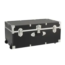 Stow bulky linens, seasonal clothing or decor, and more. Seward Explorer collection trunks feature durable recessed...