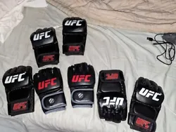 THIS IS FOR A LOT OF 7 UFC Practice Gloves Training MMA -Large.