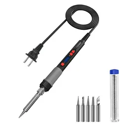 Information The digital soldering iron kit equips full of tools and latest ceramic heating technology to help you...
