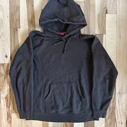 Mens Supreme Brown Hoodie Cotton Size XL. Condition is Pre-owned. Shipped with USPS Priority Mail.