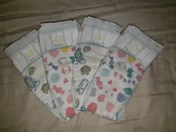 (4) Samples of Pampers Cruises Disposable Diapers, Size 7 for Girls or Boys 41 LBS+. Condition is 