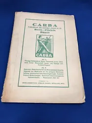 1923 German Acetylene Catalog Automotive Lighting Pneumatics Home Industry, soft cover publication, about 60 pages,...