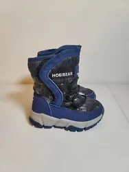 Great pre owned condition. Velcro on sides for easy closure. Light wear on tops of boots (see photo) Hobibear Toddler...