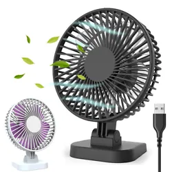 Mounting Type: Desk Fan. A quiet friend on your desk: we adopt the advanced brushless motor to make the noise less than...