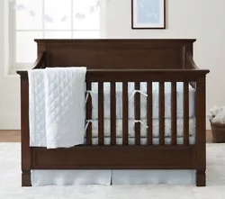 Pottery Barn Larkin 4 in 1 Convertible Crib with Premium Mattress 700$. Retail 1300$ including premium mattress.