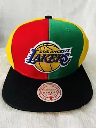 Mitchell & Ness Los Angeles Lakers Pinwheel Snapback Hat. Cap off your collection with Mitchell & Ness Lakers Snapback....