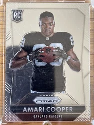 AMARI COOPER 2015 Prizm RC Rookie #201 Oakland Raiders Dallas Cowboys Variation.
