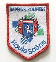 Écusson Sapeurs-pompiers SDIS Haute Saône 70. VelcroRèglement par chèque accepté.