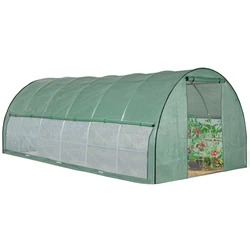 Craquez pour la serre de jardin 18m² avec moustiquaire intégrée ! Protégées du froid, de la pluie et des...