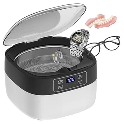 ❤️【Large Capacity Ultrasonic Cleaner Machine】 You will get 1x Ultrasonic Jewelry Cleaner Machine with...