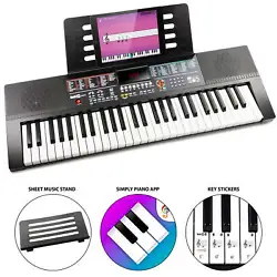 The RockJam electric keyboard piano combines form and function beautifully to bring you premium features at an...