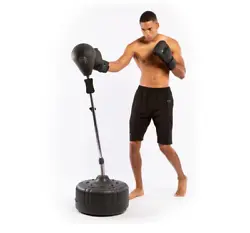 The Venum Classic Reflex Boxing Bag - Black - Unisex is perfect for novice boxers or fitness enthusiasts who want to...