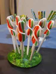 So glass candies on a stick. LOOK AND LOOK THERE ARE NO OTHERS LIKE THESE. ONLY 100 AVAILABLE.