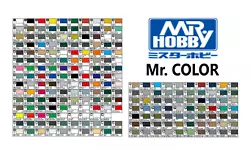 Paints in the 10ml Bottles. YOUR CHOICE! COMPLETE PAINT RANGE AVAILABLE! Mr. COLOR is available in a wider range of...