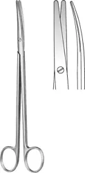 The long narrow tip is very well suited to penetrate deep into the body and there during the dissection. This scissors...