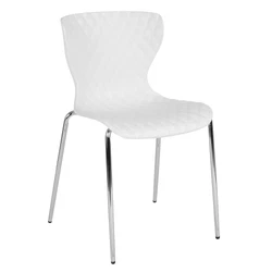 Its perfect for use as an accent side chair in waiting areas, cafes, lounges, and casual restaurants. This chair boasts...