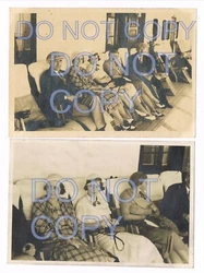 These are 2 great photos of well to do passengers aboard the SS Colombia, March of 1934, bound for Haiti and Jamaica....