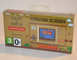 Super Mario Bros. Nintendo 2020. Petite Console jeu électronique de poche. jeu en anglais, notice en Français. Il ny...