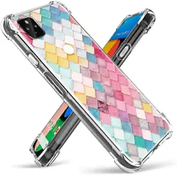 Compatible with Google Pixel 4a 5G Case (2020), Design with Shockproof Corner and Exquisite Pattern, Ultra Slim TPU...